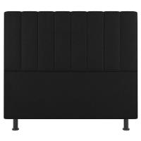 Cabeceira Cama Box Casal Cora 140Cm Sintético Preto - 6