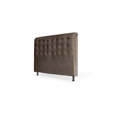 Cabeceira Casal Ana 140cm Suede Marron