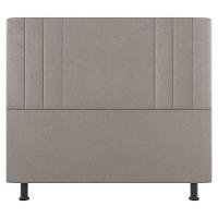 Kit Cabeceira E Baú Cama Box Solteiro Grace 90cm Suede Bege - 6