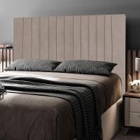 Cabeceira Cama Box Casal Nala 140cm Suede Bege - Abmaza - 5
