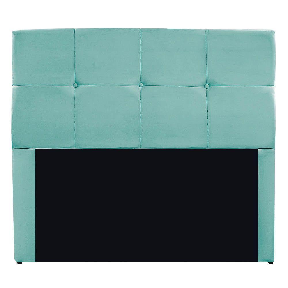 Cabeceira King Marseille P02 195 Cm Suede Azul Tiffany - 6