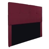 Cabeceira King Marseille P02 195 Cm Suede Bordô - 1
