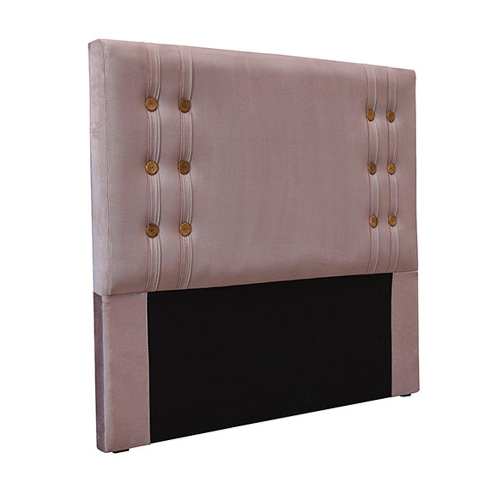 Cabeceira Decorativa Queen Size 1,60m Kors Veludo Lilás - 1