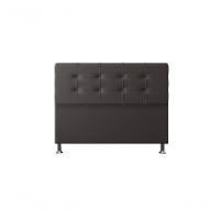 Cabeceira Atenas 1,60 Cm Cama Box Queen Suede Cinza - 1