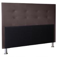 Cabeceira Berlim 1,95 Cm Cama Box King Size Suede Marrom - 1