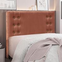 Cabeceira Decorativa Casal 1,40m Kors Veludo Cobre - 2