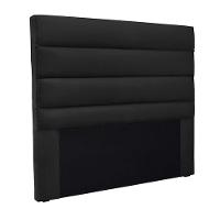 Cabeceira 1,40m Guess Veludo Preto Gran Belo - 1
