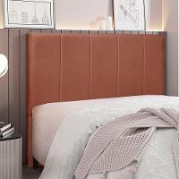 Cabeceira Decorativa Queen Size 1,60m Erza Veludo Cobre - 2