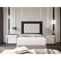 Cabeceira Havana 90cm Cama Box Solteiro Suede Preto - 2