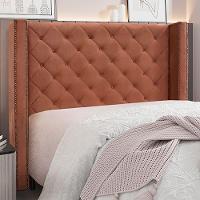 Cabeceira Casal 1,64m Loewe Veludo Cobre - Gran Belo - 3