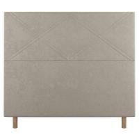 Cabeceira Cama Box Casal Queen Size Cairo 160cm Bege