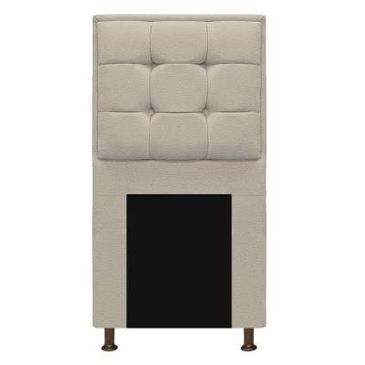 Cabeceira Copenhague 100cm Solteiro Corano Bege Adj Decor
