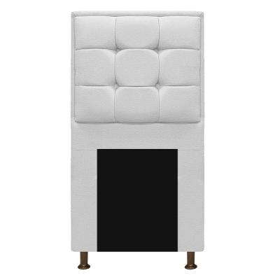 Cabeceira Copenhague 100 cm Solteiro Corano Branco