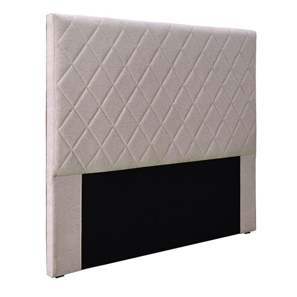Cabeceira King Size 1,95m Givenchy Linho Areia - Gran Belo - 1