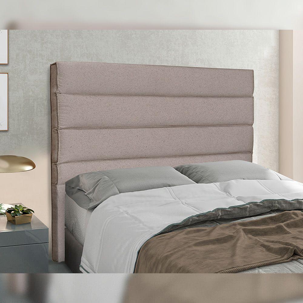 Cabeceira 1,40m Guess Linho Areia - Gran Belo - 2