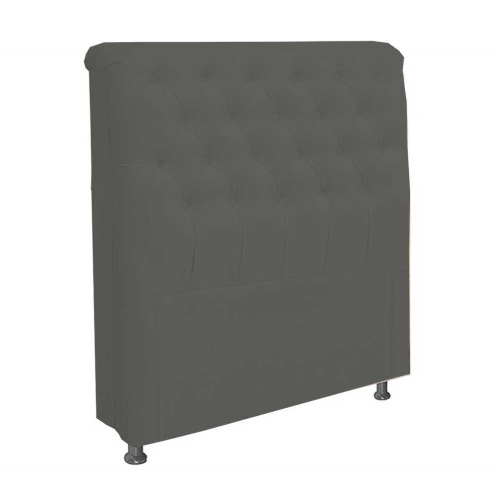 Cabeceira Dama 1,95 Cm Cama Box King Size Suede Grafite - 3