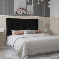 Cabeceira Berlim 1,60 Cm Para Cama Box Queen Corino Cinza - 3