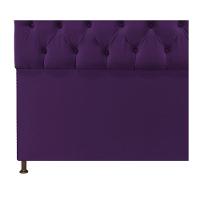 Cabeceira Sofia 160cm Queen Size Suede Roxo - 9