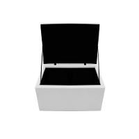 Kit Cabeceira e Calçadeira Copenhague 90cm Solteiro Branco - 5