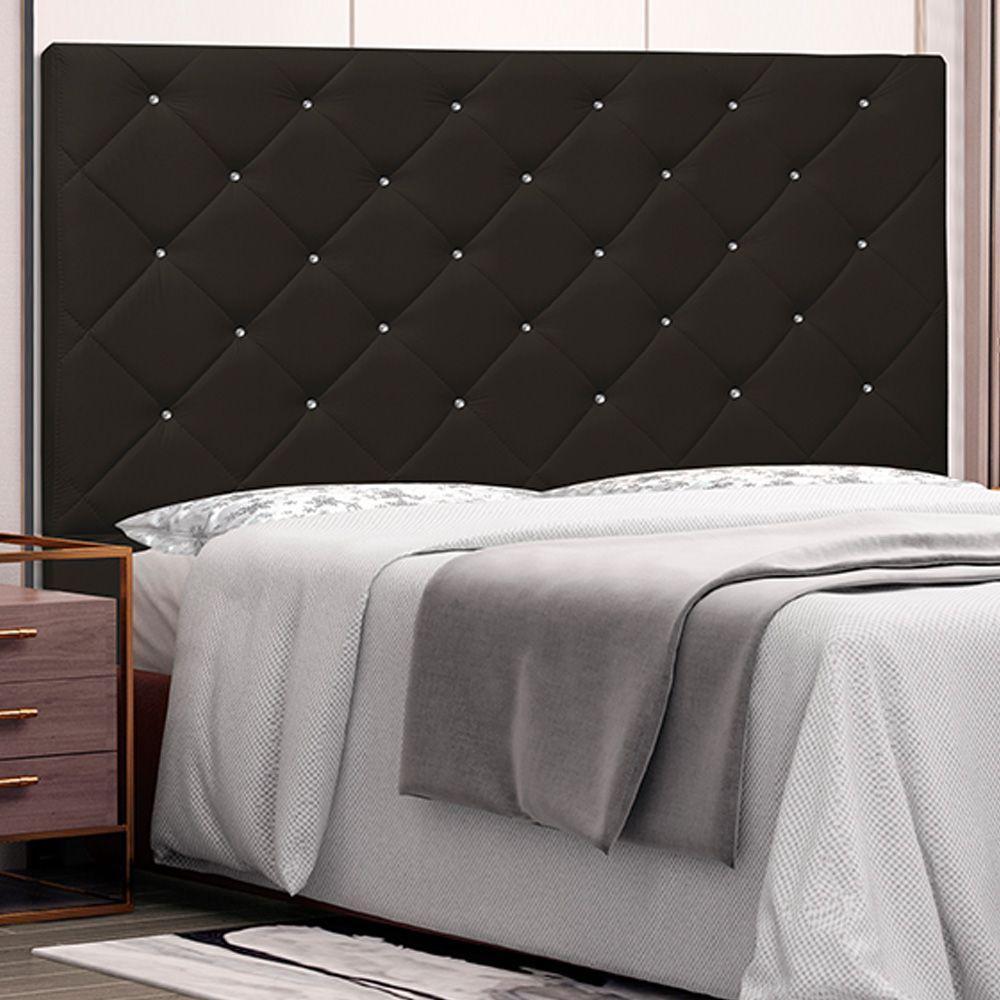 Cabeceira Casal 1,40m Tàzio Pu Marrom - Gran Belo - 2