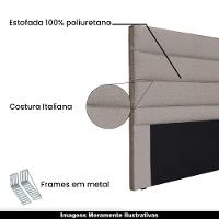 Cabeceira King Size 1,95m Guess Linho Areia - Gran Belo