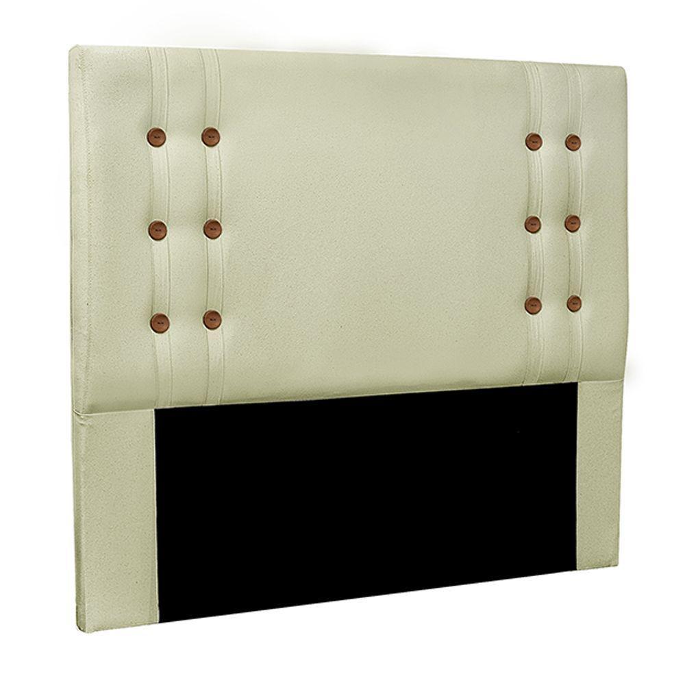 Cabeceira King Size 1,95m Kors Linho Natural - Gran Belo - 1