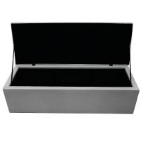 Kit Cabeceira E Calçadeira 195 Cm King Size Cinza - 3