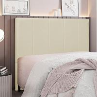 Cabeceira King Size 1,95m Erza Veludo Bege Gran Belo - 2