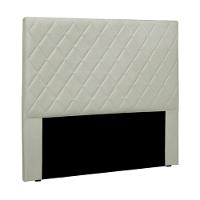 Cabeceira Casal 1,40m Tàzio Veludo Prata Gran Belo - 1