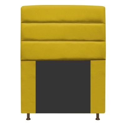 Cabeceira Estofada Turim 90cm Solteiro Amarelo Adj Decor