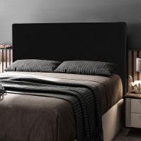 Cabeceira Cama Box Casal Cairo 140cm Corano Preto - Abmaza - 2