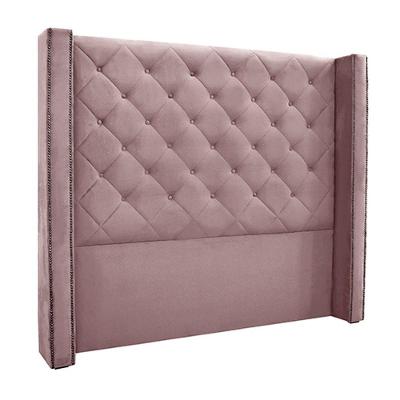 Cabeceira King Size 2,19m Loewe Veludo Lilás - Gran Belo