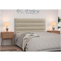 Cabeceira Solteiro Greta 90 Cm D´monegatto Suede Liso Bege - 4