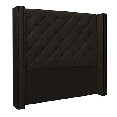 Cabeceira King Size 2,19m Loewe Pu Marrom - Gran Belo