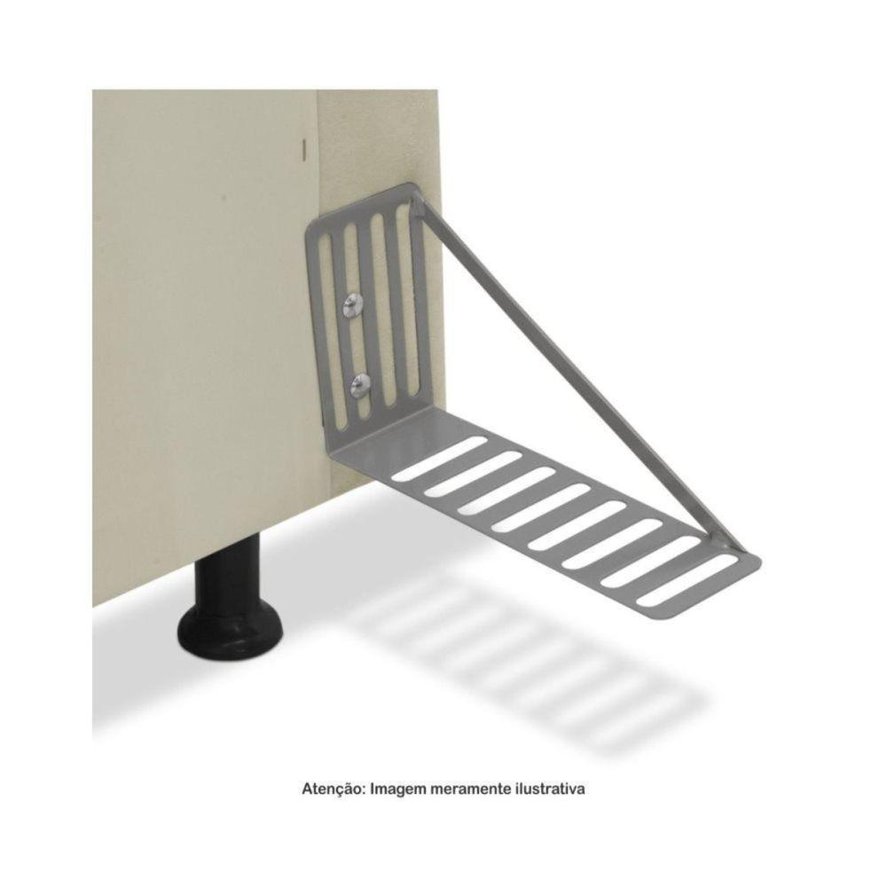 Cabeceira Dama 1,00 Cm Cama Box Solteiro Corino Branco - 3