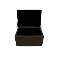 Kit Cabeceira e Calçadeira Copenhague 90cm Solteiro Marrom - 7