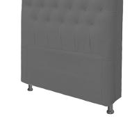 Cabeceira Dama 1,95 Cm Cama Box King Size Suede Cinza - 2