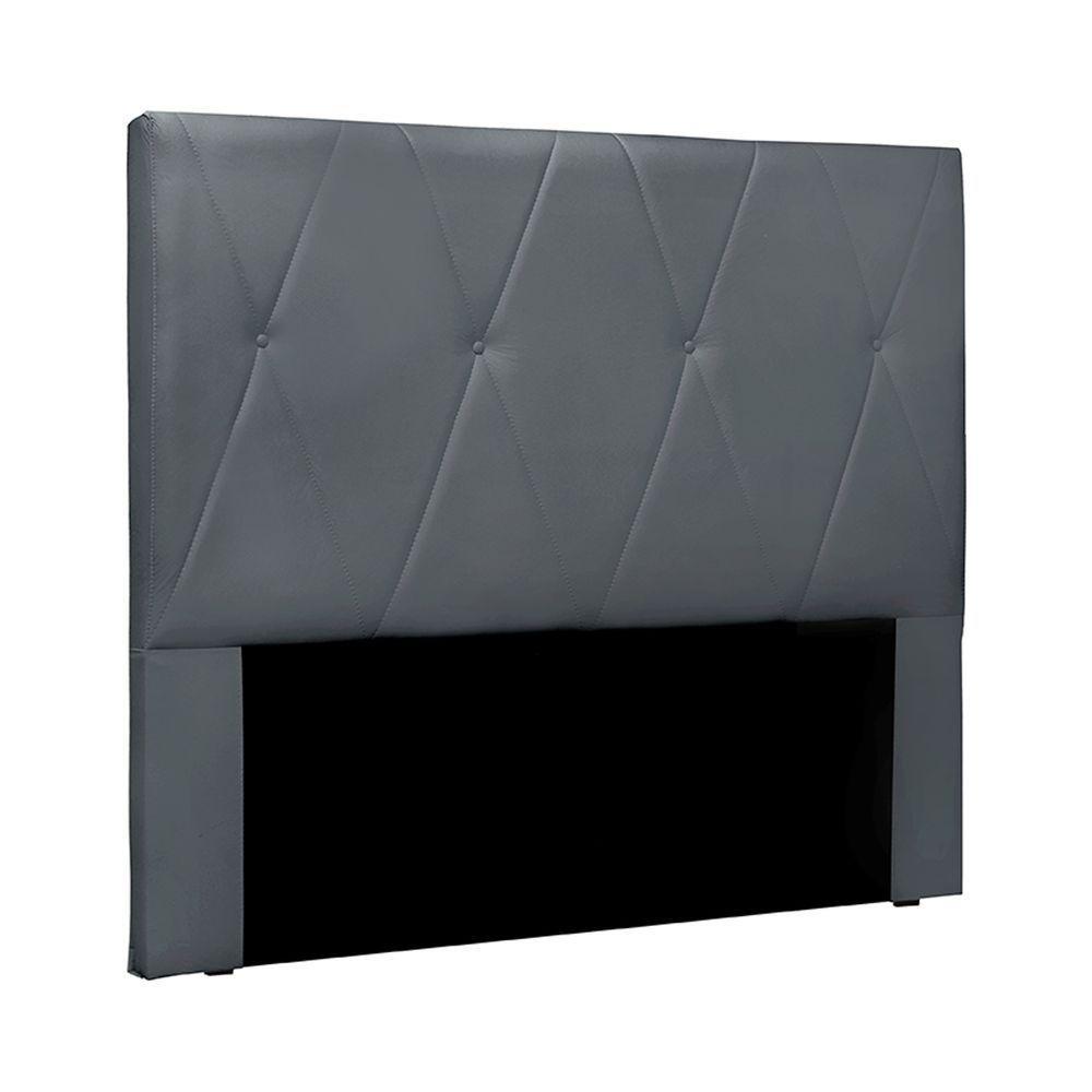 Cabeceira King Size 1,95m Yves Veludo Cinza Gran Belo - 1