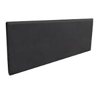 Cabeceira Painel Clean Box Casal 140cm Suede Preto D'Rossi - 1