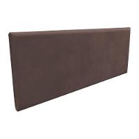 Cabeceira Painel Clean Box Casal 140cm Suede Marrom D'Rossi - 2