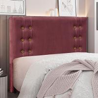 Cabeceira King Size 1,95m Kors Veludo Vinho Gran Belo - 2