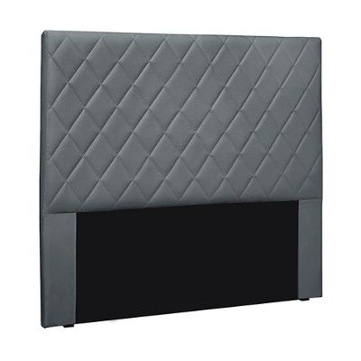 Cabeceira 1,40m Givenchy Veludo Cinza Gran Belo