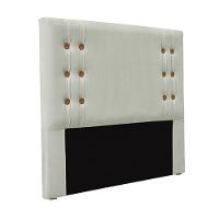 Cabeceira King Size 1,95m Kors Veludo Prata Gran Belo - 1