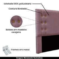 Cabeceira King Size 1,95m Kors Veludo Uva Gran Belo