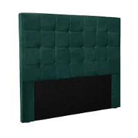 Cabeceira King Size 1,95m Tropea Veludo Verde Gran Belo - 1
