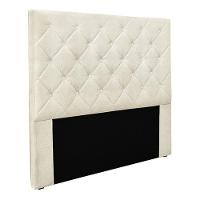 Cabeceira Decorativa Casal 1,40m Linho Natural - 1