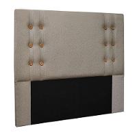 Cabeceira King Size 1,95m Kors Linho Areia - Gran Belo - 1