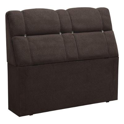 Cabeceira Com Baú Itália Cama Box Queen 160 Cm Chocolate