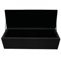 Kit Cabeceira e Calçadeira 195cm King Size Preto - 5