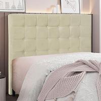 Cabeceira King Size 1,95m Tropea Veludo Bege Gran Belo - 2